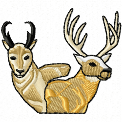 Gazelle Embroidery Design 4 Gazelle Embroidery Design 4